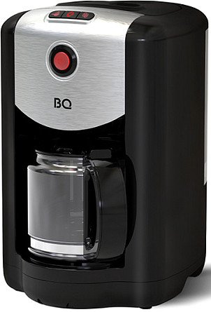Капельная кофеварка со встроенной кофемолкой BQ CM1009 Черный-Стальной