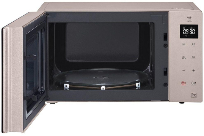 Микроволновая Печь LG MW25R35GISH 25л. 1000Вт бежевый/черный
