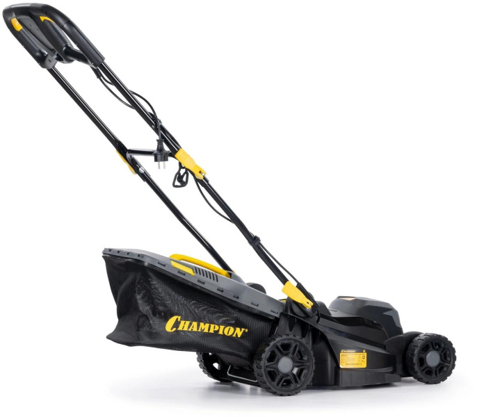 Газонокосилка роторная Champion EM3414 1400Вт