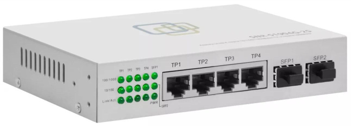 Коммутатор SNR SNR-S1904G-2S, неуправляемый