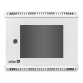 Шкаф телекоммуникационный 10" настенный 6U ExeGate EC-WM-6U.280.G.GREY (10”, 6U, 350x280x287mm (ШхГхВ), передняя дверь закаленное стекло, пыле- и влагозащита IP23, светло-серый RAL 7035) EX298623RUS
