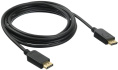 Кабель Display Port KINGPRICE KP-DP-v1.2-3m, DisplayPort m прямой - DisplayPort m прямой , GOLD , круглое, 3м, черный