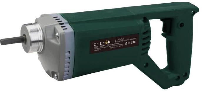 Вибратор для бетона Zitrek ZKVD1000 1000Вт электрический зеленый 085-3011