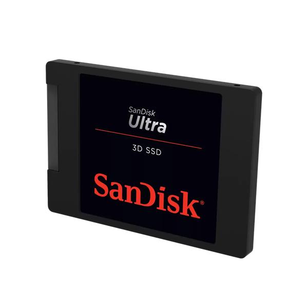 Твердотельный накопитель SanDisk Ultra 3D SSD 2,5” SATA 500Gb, TBW 200, SDSSDH3-500G-G26, 1 year