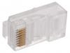 Коннектор ITK CS3-1C5EU UTP кат.5E RJ45 прозрачный (упак.: 1шт)