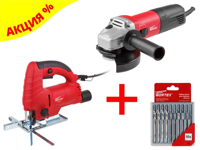 Лобзик электрический WORTEX JS 6507 в кор.+ АКЦИЯ! JS650700025A2