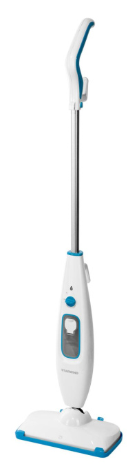 Швабра паровая Starwind SSM5333 1300Вт белый/голубой