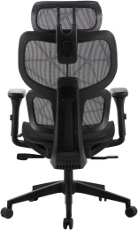 Кресло Cactus CS-MC555-BK, сетка, до 150кг, регулируемые 3D подлокотники,  черный
