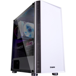 Корпус Zalman R2 Белый сталь-стекло-пластик, толщина металла 0.6мм, с боковым окном, 2xUSB2.0, 1xUSB3.0, Audio x 1, Mic x 1, LED button, без БП, ATX, отсеки 3.5" - 2, отсеки 2.5" - 2, слотов расширения 7
