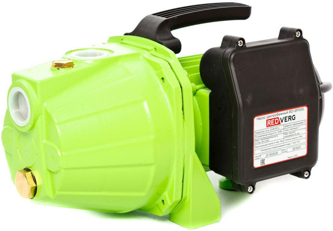 Насос садовый центробежный RedVerg RD-SP100L 1000Вт 3480л/час