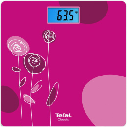 Напольные весы Tefal PP1531V0, до 160кг, цвет: розовый/рисунок [1830008084]