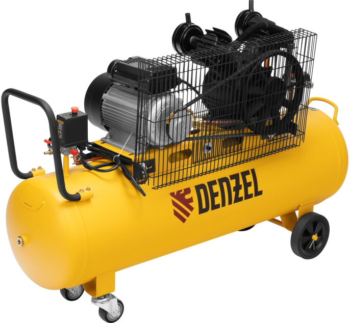 Компрессор поршневой DENZEL BCV2300/100 масляный [58111]