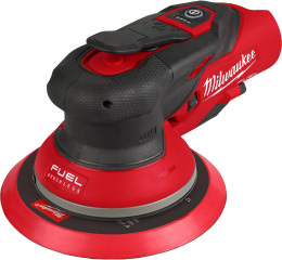 Эксцентриковая шлифмашина Milwaukee M12FROS5-0 4933493650 Li-ion 12В, уровень колебаний: 6400-24000 об/мин, диаметр колебаний: 5.0 мм, размер шлифподошвы: 150 мм, универсальный вакуумный адаптер, левый вакуумный порт, правый вакуумный порт, зарядное ус