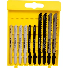 Набор пилок универсальный для лобзика 10 шт. Inforce 12-23-02