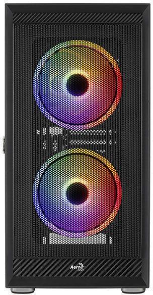 Корпус ATX Aerocool Graphite-G-BK-v2, Midi-Tower, без БП, черный [accm-pb24033.11]