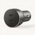 Автомобильное зарядное UGREEN CD213-70594, 2x USB-C; 50W Fast Charge, Выход USB-C (1): 5V/3A, 9V/2A, 12V/1.5A (18W Max); Выход USB-C (2): 5V/3A, 9V/2A, 12V/1.5A (18W Max); Поддержка PD3.0; Gray