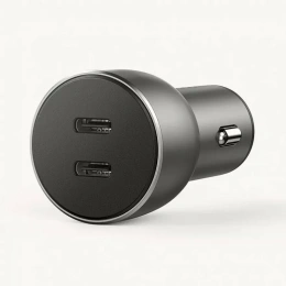 Автомобильное зарядное UGREEN CD213-70594, 2x USB-C; 50W Fast Charge, Выход USB-C (1): 5V/3A, 9V/2A, 12V/1.5A (18W Max); Выход USB-C (2): 5V/3A, 9V/2A, 12V/1.5A (18W Max); Поддержка PD3.0; Gray