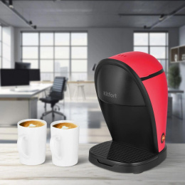 Кофеварка капельная Kitfort КТ-7188-1 450Вт черный/малиновый