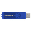 USB-флеш накопитель ExeGate Jet 8GB синий USB2.0, 480Mbps, пластик/металл EX302035RUS