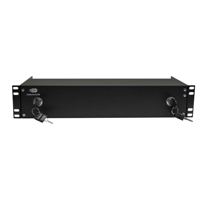 Управляемый USB over IP концентратор DistKontrolUSB-32 3.0 с 32 портами USB c 2 блоками питания / Ethernet 2 x 10/100/1000 Mb / Защитный модуль с замком