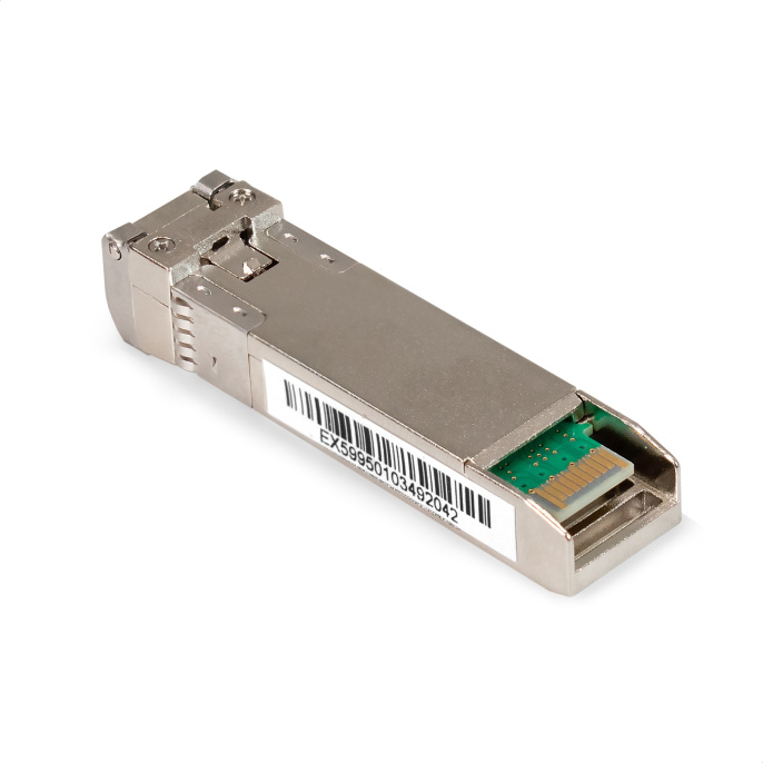 Трансивер SFP+ ExeGate EXT-10G-SM1310-LC2-10KM (10GBase-LR для одномодового оптического кабеля, 10 Гбит/с, Tx:1310/Rx:1310 нм, до 10 км, разъем Duplex LC) EX298326RUS