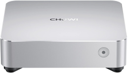 Мини ПК CHUWI AuBox AMD Ryzen 7 8745HS,  DDR5 16ГБ, 512ГБ SSD, AMD Radeon 780M,  Windows 11 Pro,  серебристый и черный