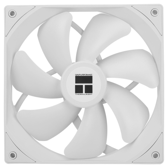 Кулер для корпуса Case Cooler Thermalright TL-C14CW 140x140x25mm, 4-pin PWM, 75.8CFM, 26.4dBA, 1500RPM, White