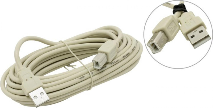 5bites UC5010-050C Кабель USB2.0, AM/BM, 5м.