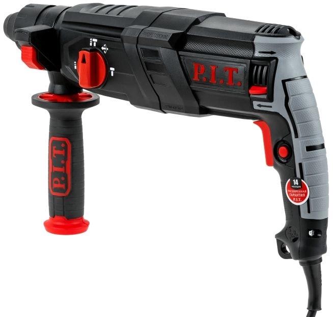 Перфоратор P.I.T. PBH28-C5 SDS-Plus электрический, горизонт, 1050Вт, 3.2 Дж, 3 режима, Ø 28 мм, 0-1100, кейс