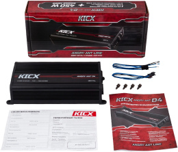 Усилитель автомобильный Kicx Angry Ant D4 четырехканальный