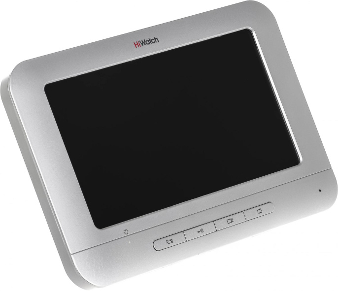 Комплект домофона HIWATCH DS-D100K,  серебристый