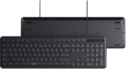 Проводная USB клавиатура UGREEN K331 55657 USB Wired Keyboard RU. Цвет: черный