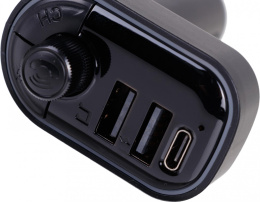 Автомобильный FM-модулятор ACV FMT-128B черный MicroSD BT USB 38762