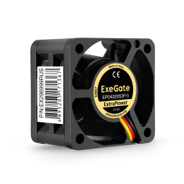 Вентилятор 5В DC ExeGate ExtraPower EP04020S3P-5 (40x40x20 мм, Sleeve bearing (подшипник скольжения), 3pin, 7000RPM, 30dBA) EX296999RUS