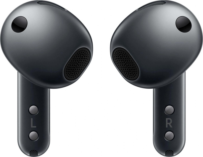 Гарнитура вкладыши Samsung Galaxy Buds 4 черный беспроводные bluetooth в ушной раковине (SM-R540NZKACIS)