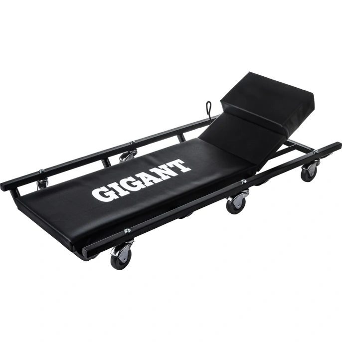 Подкатной лежак с подъемным подголовником Gigant, ДхШхВ-1020х423х95, CC-02
