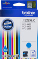Картридж струйный Brother LC525XLC голубой 1300стр. для Brother DCP-J100/J105/J200