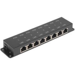Midspan-8/P Пассивный PoE-инжектор Fast Ethernet на 8 портов. OSN-11229