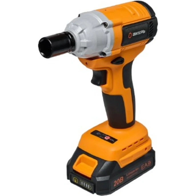 Гайковерт аккумуляторный Вихрь АГ-300/20Li (в комплекте 2 АКБ и ЗУ) в кейсе 72/24/4