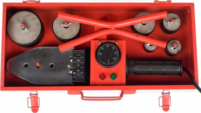 Сварочный аппарат для пластиковых труб Elitech СПТ 800 0.8кВт Тмакс.:300 парн.насад. кейс в компл. E1704.001.00