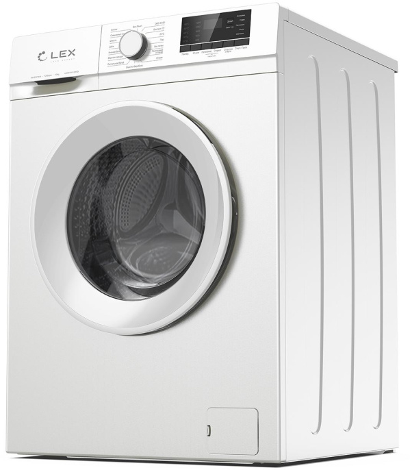 Стиральная машина LEX LWM10012WID, с фронтальной загрузкой, 10кг, 1200об/мин, с паром, инверторная