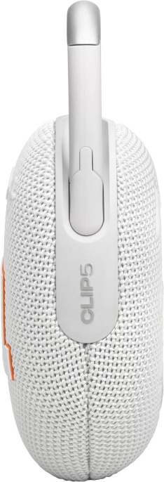 Колонка порт. JBL Clip 5 белый 7W Mono BT 10м 1400mAh