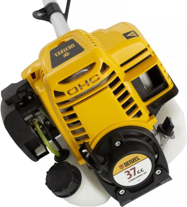 Триммер бензиновый DENZEL DTL-37-4T,  (комплект из 2-х коробок) [96267]