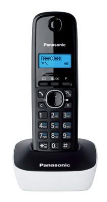 Радиотелефон Panasonic KX-TG1611RUW, белый и черный
