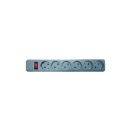 Сетевой фильтр Centek СТ-8900-5-1,8 Gray 5 розеток, 1,8 м, макс до 2200 Вт CT-8900-5-1,8 Gray