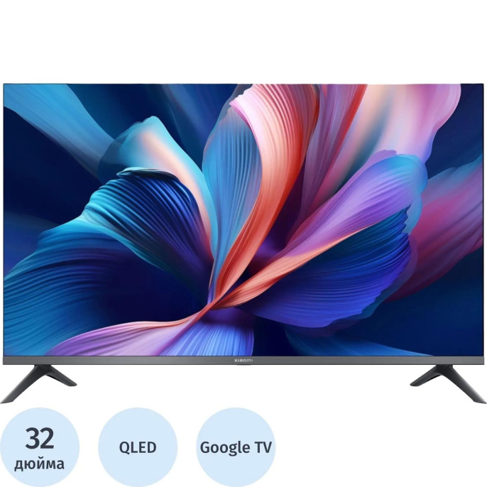 32" Телевизор Xiaomi TV A Pro 32 2026 QLED, HD, СМАРТ ТВ, Android TV, черный