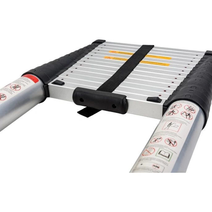 Лестница телескопическая алюминиевая, 4, 4м, 15 ступеней, Gigant LT-01 1x15