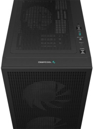 корпус Deepcool CH360 WH без БП, боковое окно закаленное стекло , 2x140мм ARGB LED вентилятор спереди и 1x120мм ARGB LED вентилятор сзади, белый, mATX R-CH360-WHAPE3-G-1