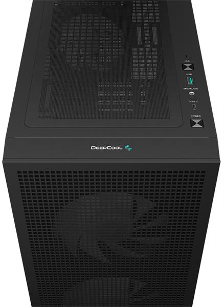 корпус Deepcool CH360 WH без БП, боковое окно закаленное стекло , 2x140мм ARGB LED вентилятор спереди и 1x120мм ARGB LED вентилятор сзади, белый, mATX R-CH360-WHAPE3-G-1