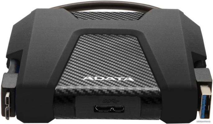 Внешний накопитель HDD 2.5" USB3.0 ADATA 1Tb HD680 AHD680-1TU31-CBK Gen1 5 Гбит/с , 2.5", пластик/силикон, черный
